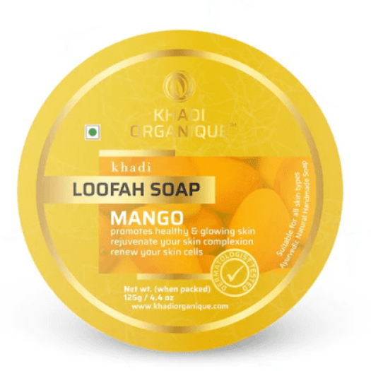 Khadi Organique Mango Loofah Soap